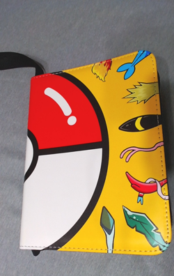 POKEMON ZIPPER ALBUM, 50 SLEEVES TO HOLD 400 CARDS, 3 RING BINDER BOOK, NEW! - Image 2