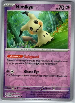 Mimikyu 097/193 Reverse Holo SV02: Paldea Evolved - Pokemon Card - NM - Image 1