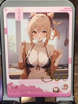 Yoimiya Peerless Beauty 2 Card Goddess Story Anime Waifu SSR SSR-031 - Image 1