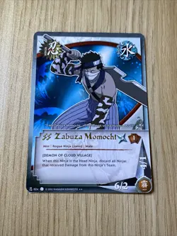 2006 Naruto Collectible Card Game: The Path to Hokage Zabuza Momochi 024 Gold - Image 1
