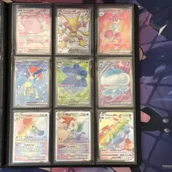 Pokemon TCG Holo Ultra Rare Full Art 18 Cards NM Scarlet & Violet Vstar Vmax - Image 1