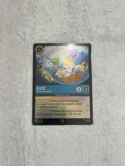 Alice - Accidentally Adrift Disney Lorcana Promo Card - Cold Foil - Image 1