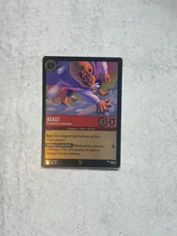 Beast - Snowfield Troublemaker Disney Lorcana Promo Card - Cold Foil - Image 1