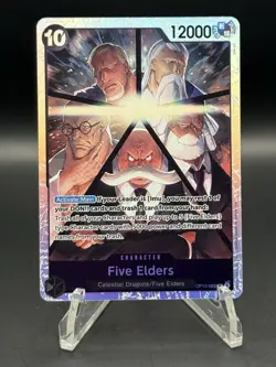 Five Elders SR OP13-082 Carrying On His Will Foil One Piece Card Game - Image 1