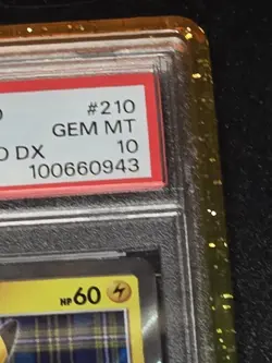 PSA 10 Gentleman Pikachu 210/SM-P Promo 2018 Pokemon Center Card Japanese GEM MT - Image 3