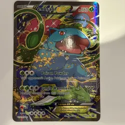 Pokemon TCG Venusaur EX XY123 Black Star Promo Full Art Card - Image 1