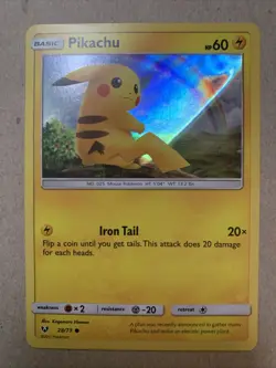 Pikachu - (Cracked Ice Holo) 028/073 Deck Exclusives Holo - Image 1