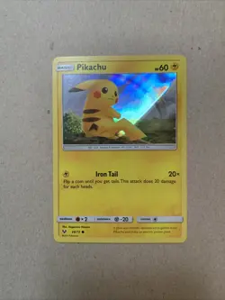 Pikachu - (Cracked Ice Holo) 028/073 Deck Exclusives Holo - Image 3