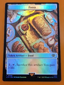 1x Food & Human Soldier (LP) | FOIL TOKEN LTR: Tales of Middle-Earth | MTG - Image 1
