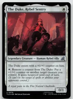 The Duke, Rebel Sentry U Foil Avatar: The Last Airbender: Eternal-Legal 0076 - Image 1