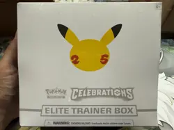 Pokemon Celebrations ETB Elite Trainer Box 25th Anniversary NEW SEALED!! - Image 1