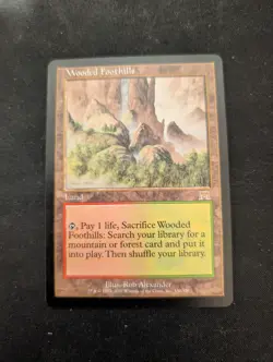 Wooded Foothills MTG Onslaught English LP Fetch Land! - Image 1