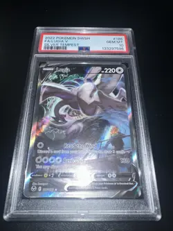 Pokemon Silver Tempest Lugia V 186/195 Alt Full Art Holo Ultra Rare PSA 10 - Image 1