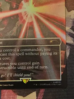 MTG Secret Lair Marvel - Captain America - Flawless Maneuver FOIL NM - Image 5