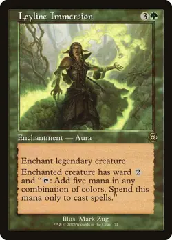 1x Leyline Immersion - Retro Frame NM Eng MTG - March of the Machine : Aftermath - Image 1