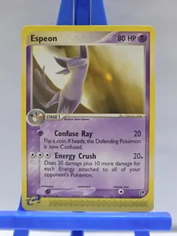 Pokemon TCG Espeon EX Sandstorm 16/100 Regular Rare Card - Image 1