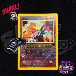 Pokemon TCG ENTEI (#34/53) Wotc Promo Vtg 2001 Reverse Holo Swirl 🌀 NM - Image 1