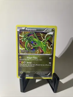 Rayquaza (Stamped) - 11/20 - Dragon Vault - Holo Rare Pokemon Card - LP - Image 3