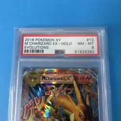 Pokemon TCG XY Evolutions 2016 M Charizard EX Holo Card 13/108 PSA 8 Near Mint - Image 2