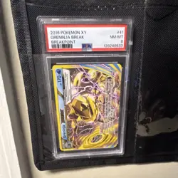 Pokemon Greninja BREAK PSA 8 2016 XY Breakpoint 41/122 Holo English Card - Image 1