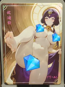 Under The Nightgown Card Goddess Story Anime Waifu FT FT-21 Spicy - Image 1