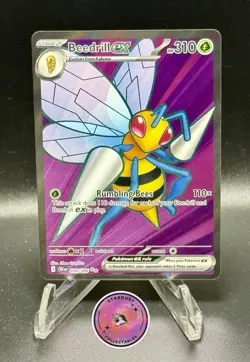 Beedrill ex 98/86 Full Art Double Ultra Rare Pokemon Chaos Rising NM - Image 1