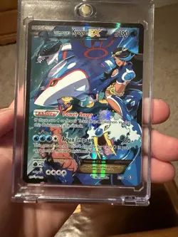The Pokemon Company Team Aqua's Kyogre EX 6/34 Double Crisis Holo 190HP 2015 - Image 1