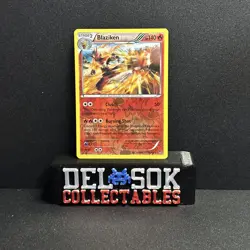 Blaziken 14/111- Reverse Holo Rare - 2014 Furious Fists- LP Pokemon Card - Image 1