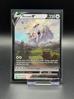 Arceus V SWSH204 Black Star Promo Near Mint Pokemon Card TCG Box Fresh - Image 1