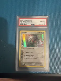 2006 Pokemon Anorith (Delta Species) 57/110 Holon Phantoms Rev. Foil Psa8 Rare - Image 1
