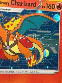 Pokemon Special Delivery Charizard Holo Promo English NM (Fire Shaped Swirl🌀🔥) - Image 4