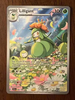 Lilligant 092/086 Pokemon Black Bolt - ILLUSTRATION RARE NM - Image 1