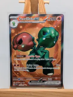 Pokemon TCG Scovillain ex 216/191 Ultra Rare Surging Sparks - Image 1