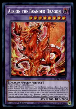 YU-GI-OH ALBION THE BRANDED DRAGON MP22-EN076 NM/M - Image 1