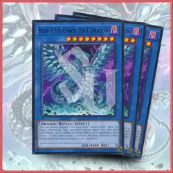 YuGiOh Blue-Eyes Chaos MAX Dragon x3 Blue-Eyes White Destiny SDWD - Image 1