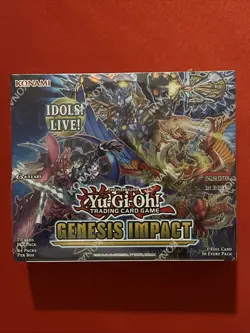 Genesis Impact Booster Box of 24 Packs Yu-Gi-Oh! TCG GEIM 1st Ed English Sealed - Image 1