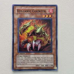 Yugioh Volcanic Counter PTDN-EN012 Super Rare 1st Ed LP - Image 1