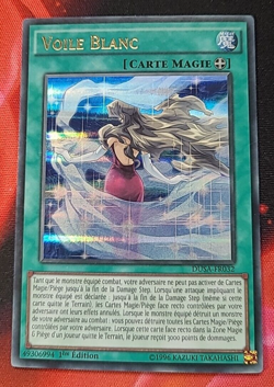 Yugioh Voile Blanc 1st Ed. DUSA-FR032 Ultra Rare - Francais Fr - Image 1