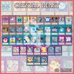 JESSE CRYSTAL BEAST DECK 40 | Rainbow Dragon Overdrive Bridge Bond Ruby YuGiOh🔥 - Image 1