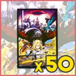 OFFICIAL KONAMI YuGiOh Albaz Ecclesia Tri Brigade 50 Sleeves🔥 - Image 1