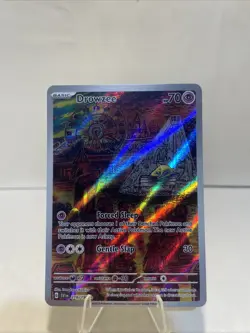 Pokemon TCG Drowzee Scarlet & Violet Base Set Holo Illustration Card 210/198 - Image 1