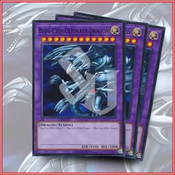 YuGiOh Blue-Eyes Ultimate Dragon x3 Blue-Eyes White Destiny SDWD KAIBA DECK* - Image 1