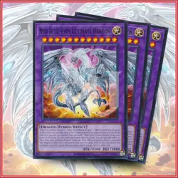 YuGiOh Neo Blue-Eyes Ultimate Dragon x3 Blue-Eyes White Destiny SDWD - Image 1