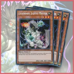 YuGiOh LEGENDARY JUJITSU MASTER SGX3-ENI15 Secret Rare x3 1st Edition🔥 - Image 1