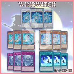 WINDWITCH DECK 15 | Diamond Bell Freeze Chimes Blizzard Refrain YuGiOh🔥 - Image 2