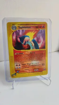 Typhlosion - 65/165 - Expedition Reverse Holo Rare - Pokemon Card - MP - Image 1