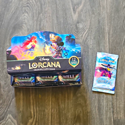 Disney Lorcana TCG Whispers in the Well Booster Box OPENED - 12 Packs English - Image 1