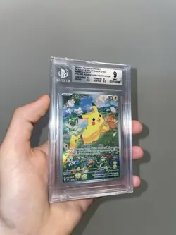 Pokemon Pikachu SVP 088 Promo ITA Gradata BGS 9 Mint Avventura a Paldea PSA - Image 1