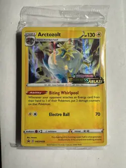 Pokemon TCG Prerelease Darkness Ablaze Sealed Arctizolt Holo Promo Pack SWSH036 - Image 1