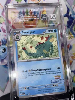 TAG 10 Feraligatr Illustration Contest 2024 SV Promo #213 English Regular - Image 2